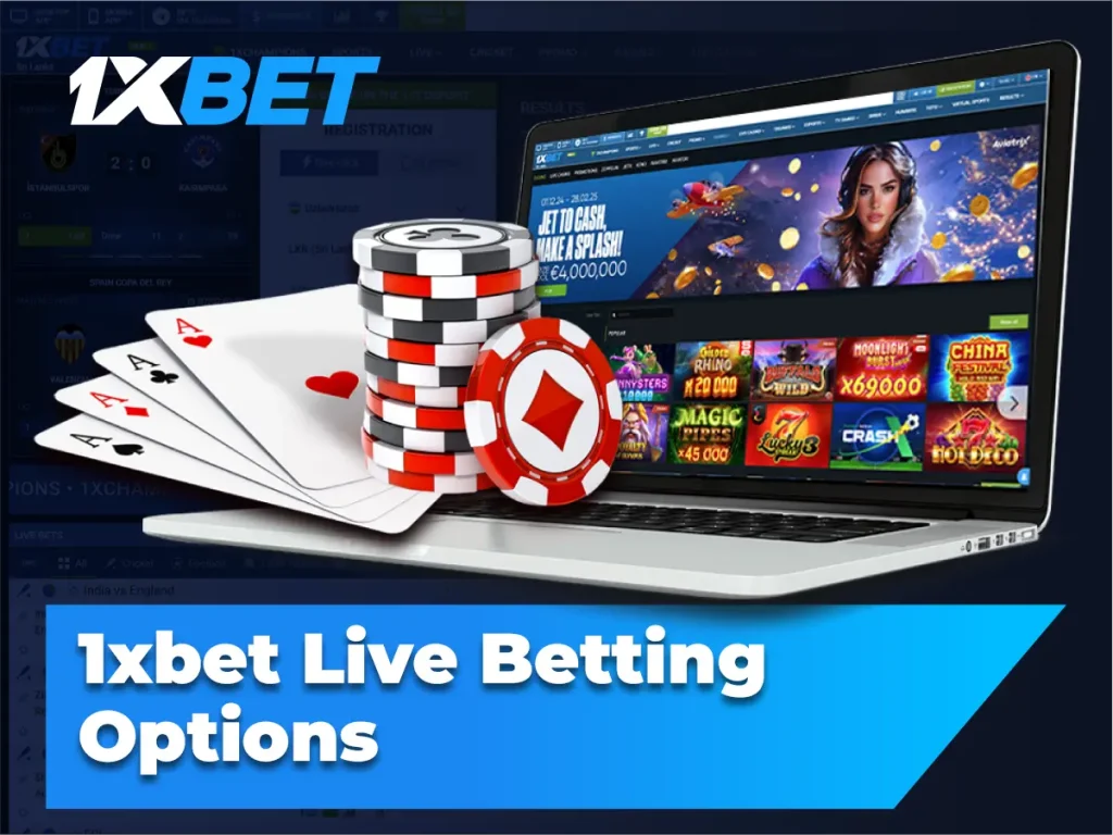 1xbet Live Betting Options